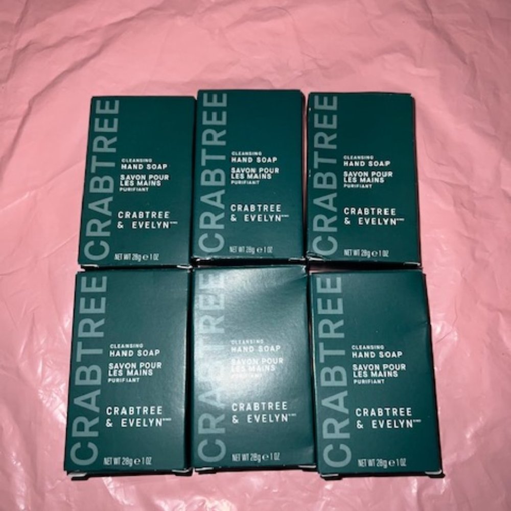 NEW- Crabtree and Evelyn verbena and lavender Cleansing Hand Soap